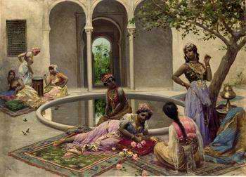 Arab or Arabic people and life. Orientalism oil paintings 386